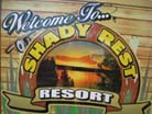 Shady Rest Resort Sign