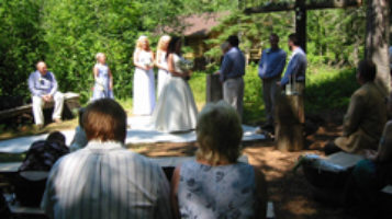 Cascade wedding
