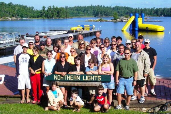 Group at Northern Lights Resort and Outfitting