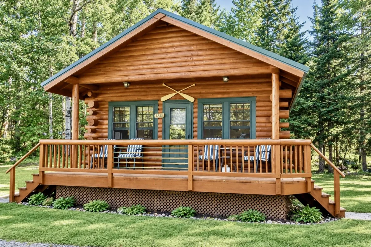 Classic resort cabin