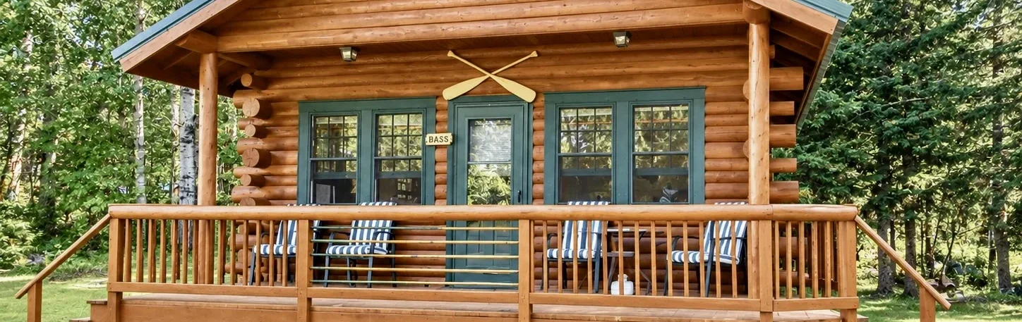1 Log Cabin with Porch